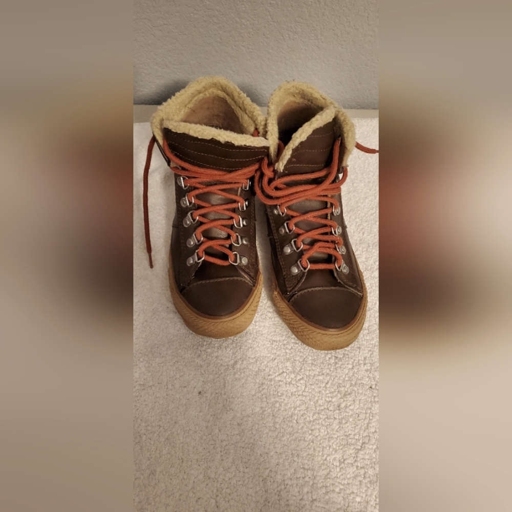 Boys High-Top CONVERSE Fleece Lined